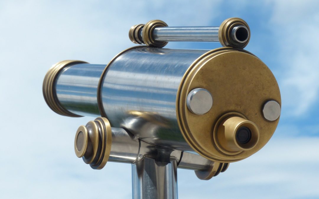 Ein Teleskop als Symbolbild für die Suche nach neuen Mitarbeitern und Mitarbeiterinnen
